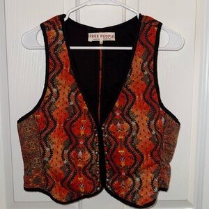 Free People Gemini Cropped Vest